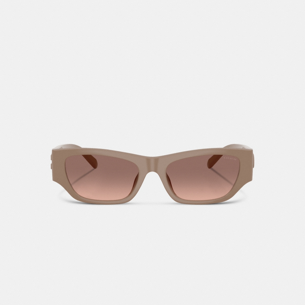 Coach Beveled C Narrow Cat Eye Sunglasses - Preorder