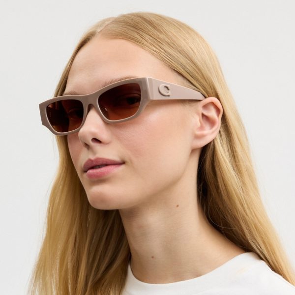 Coach Beveled C Narrow Cat Eye Sunglasses - Preorder