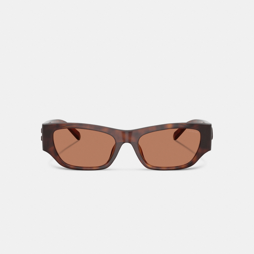 Coach Beveled C Narrow Cat Eye Sunglasses - Preorder