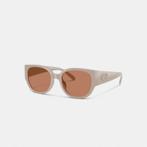 Coach Beveled C Square Sunglasses - Preorder