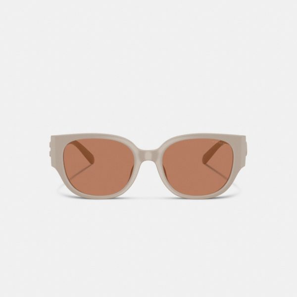 Coach Beveled C Square Sunglasses - Preorder