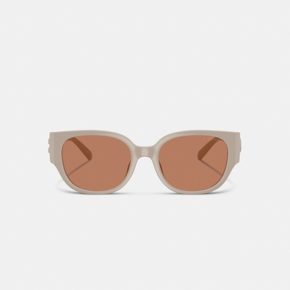 Coach Beveled C Square Sunglasses - Preorder