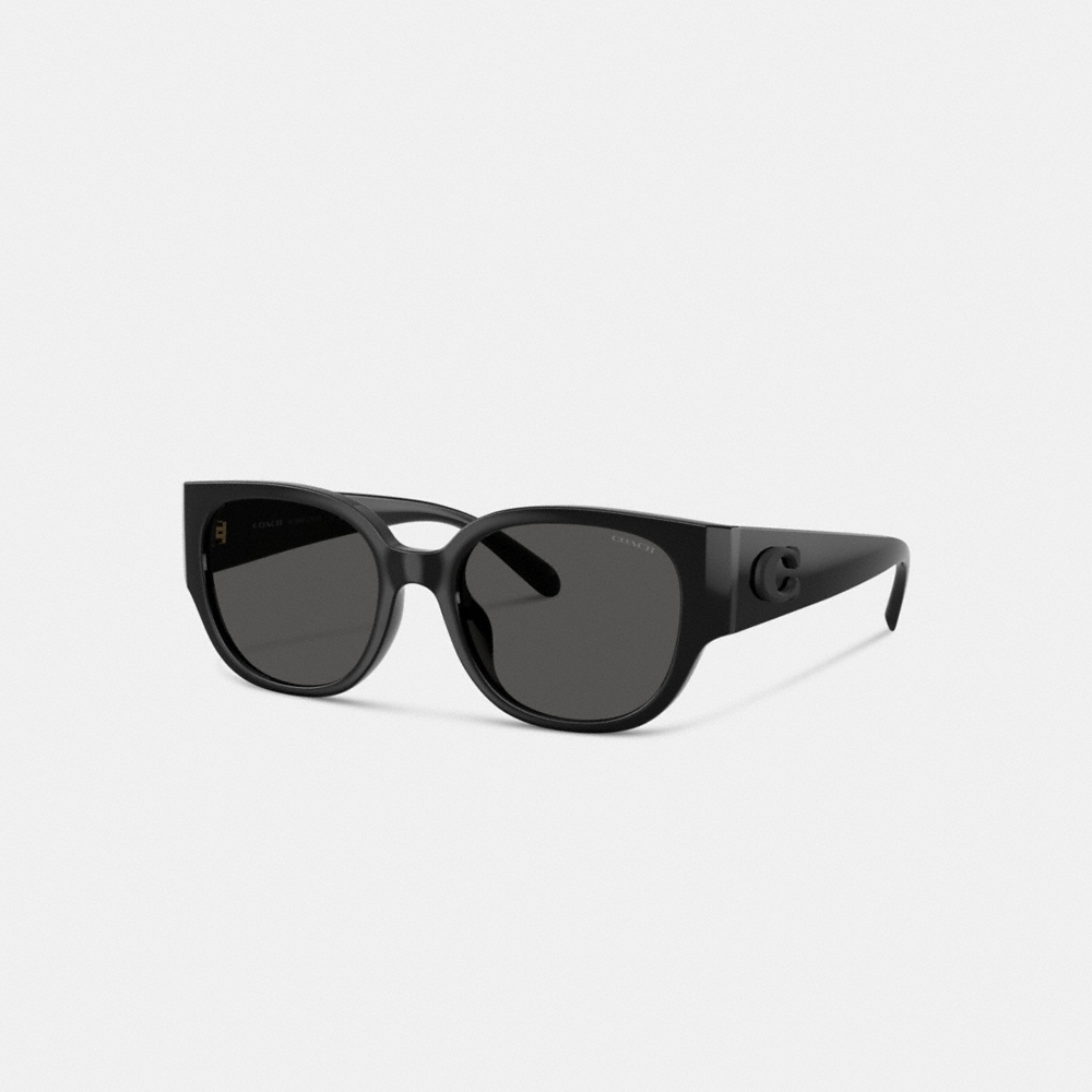 Coach Beveled C Square Sunglasses - Preorder