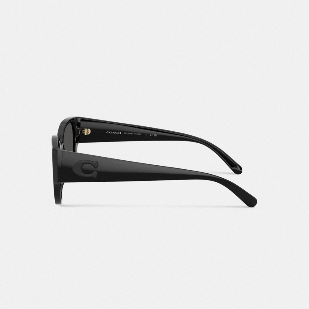 Coach Beveled C Square Sunglasses - Preorder