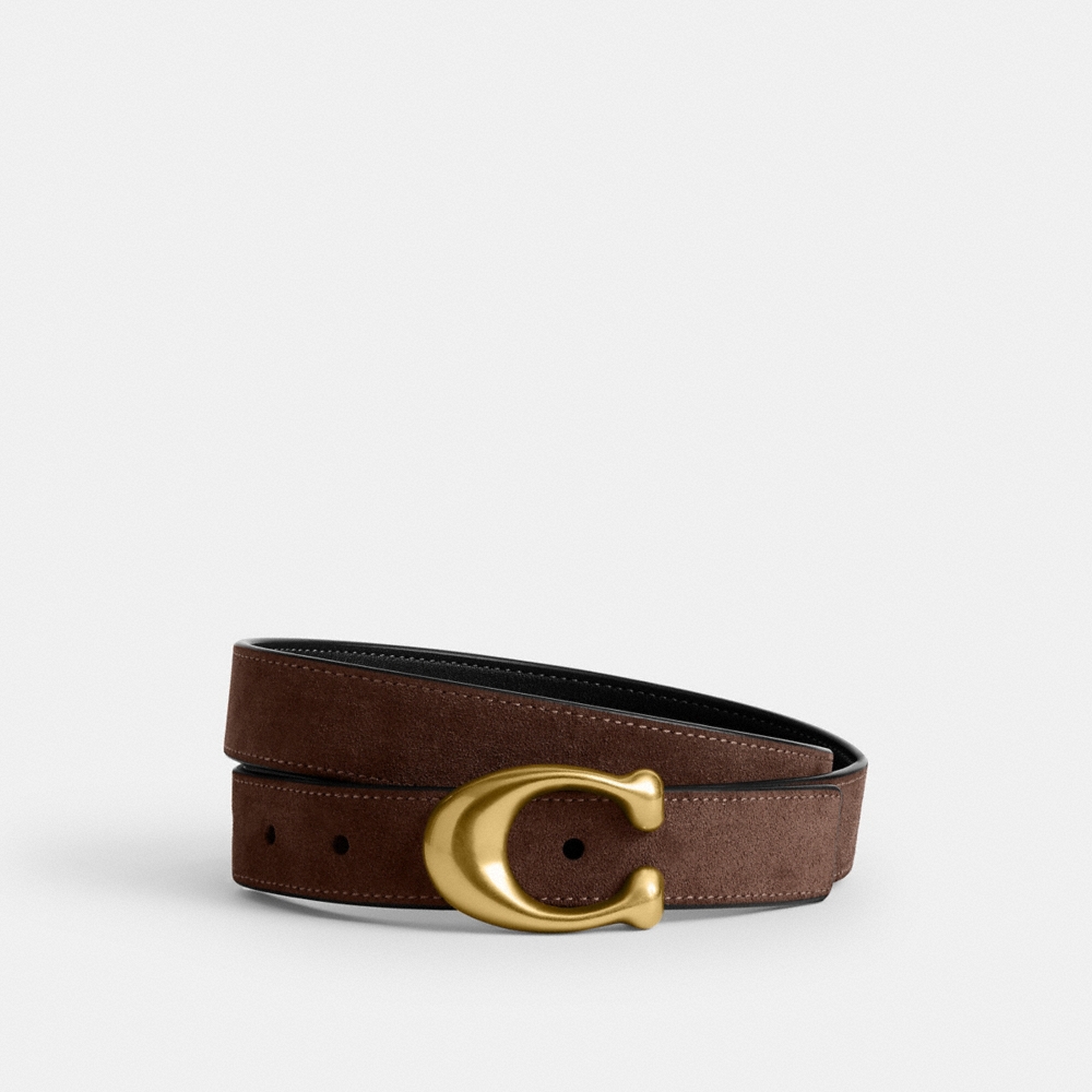 Coach Outlet Sculpted C Buckle Reversible Belt, 25MM - Preorder