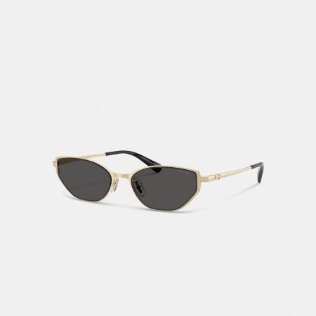 Coach C Hardware Cat Eye Sunglasses - Preorder — Shiny Brass