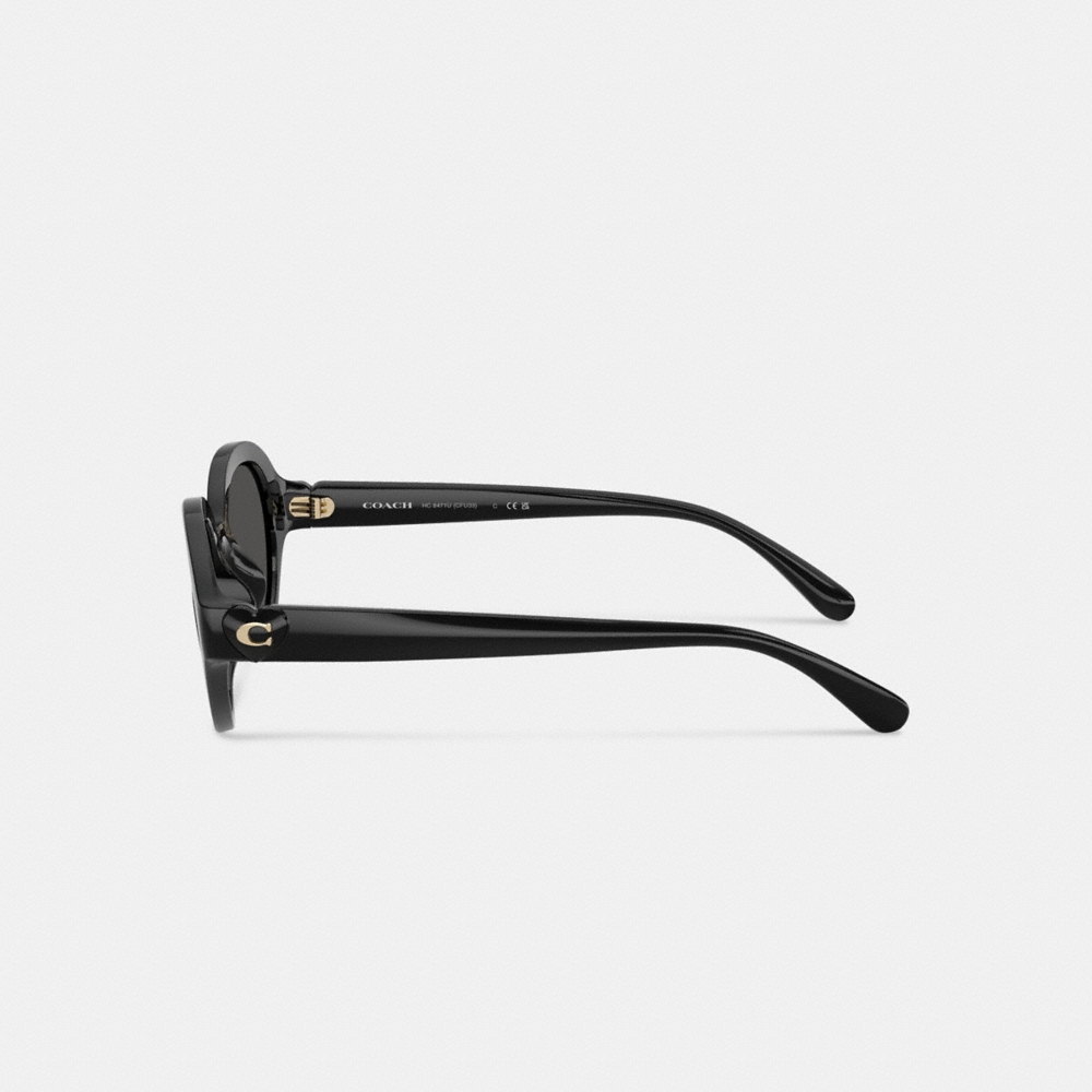 Coach Outlet C Heart Round Sunglasses - Preorder