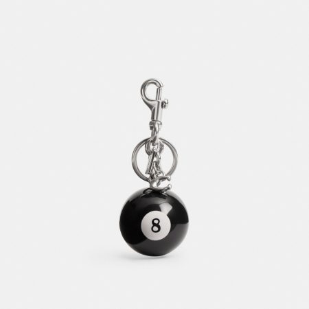 Coach Outlet Eight Ball Bag Charm - Preorder — Black/Multi