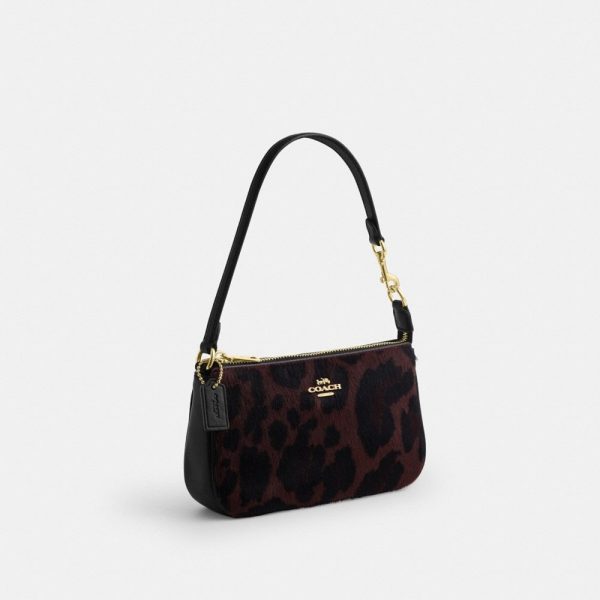 Coach Outlet Nolita 19 In Haircalf With Leopard Print - Preorder