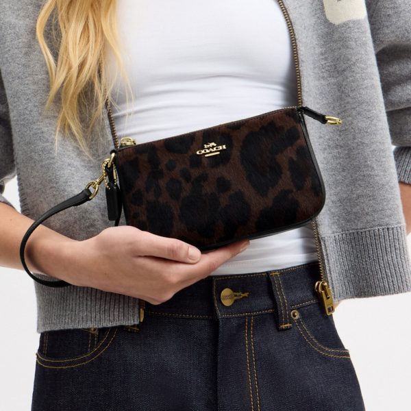 Coach Outlet Nolita 19 In Haircalf With Leopard Print - Preorder