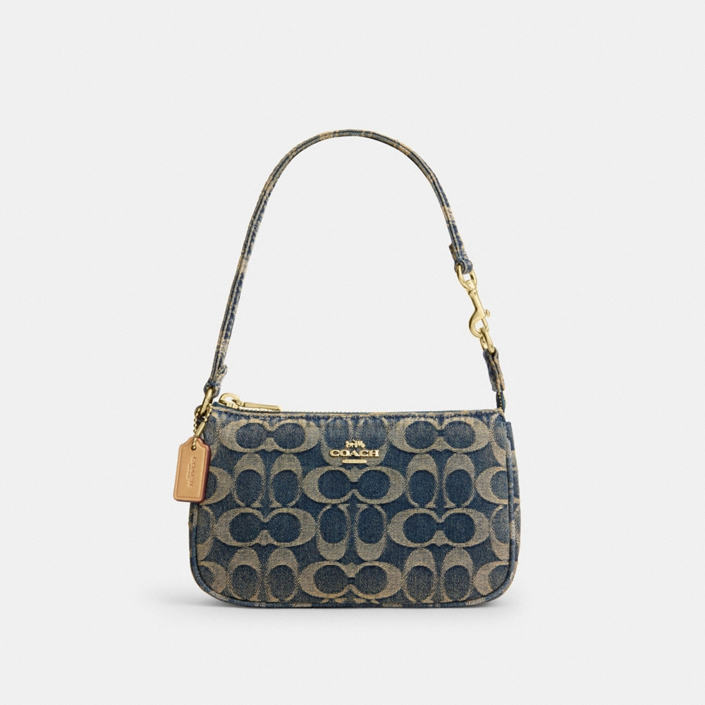 Coach Outlet Nolita 19 In Signature Regenerative Cotton Denim - Preorder
