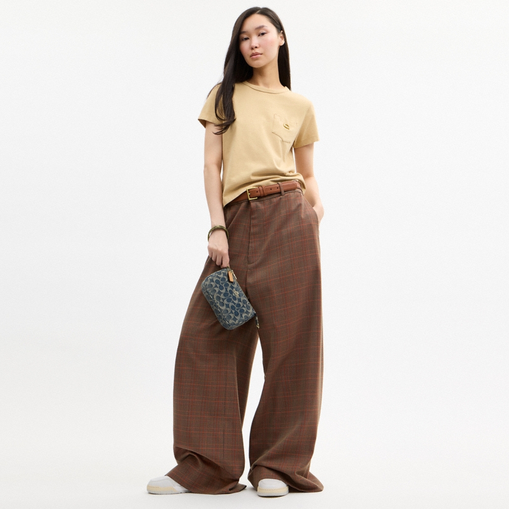 Coach Outlet Nolita 19 In Signature Regenerative Cotton Denim - Preorder