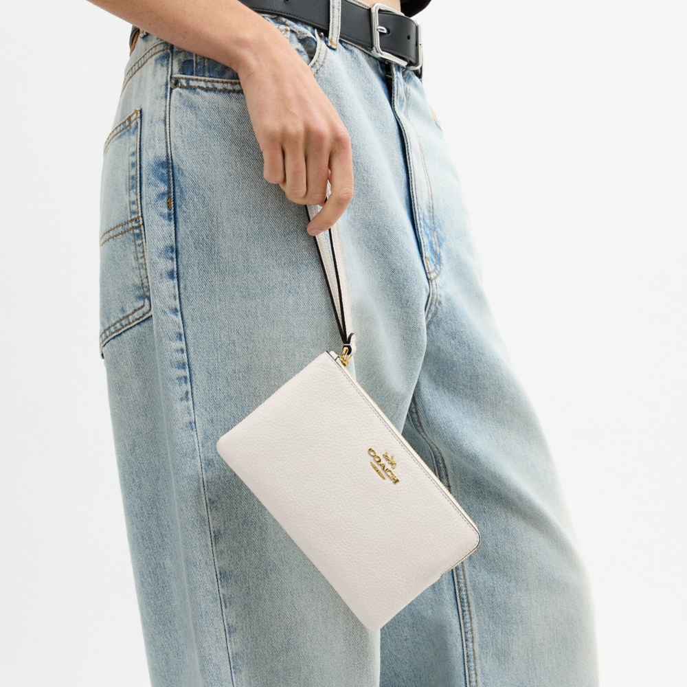 Coach Outlet Large Corner Zip Wristlet - Preorder