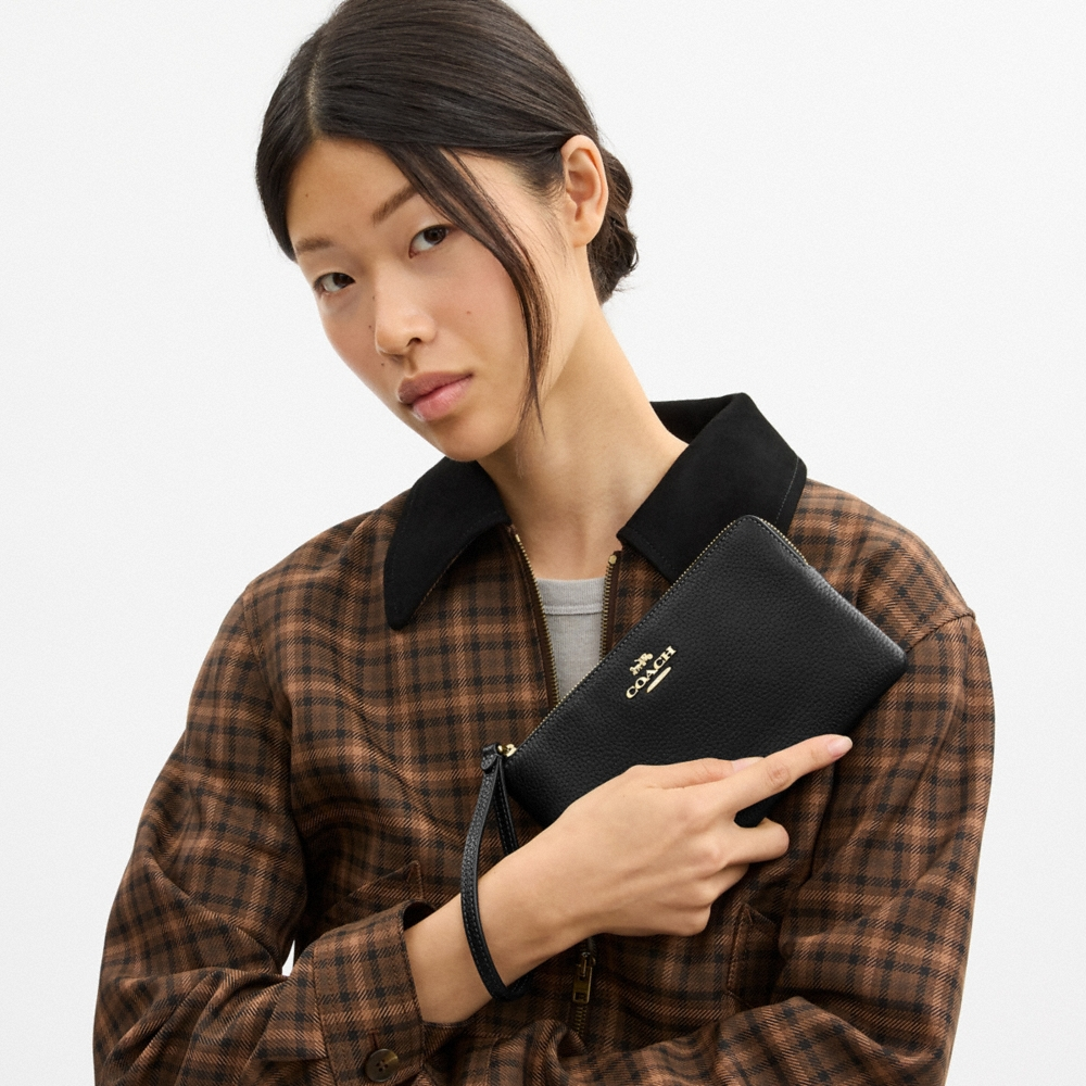 Coach Outlet Large Corner Zip Wristlet - Preorder