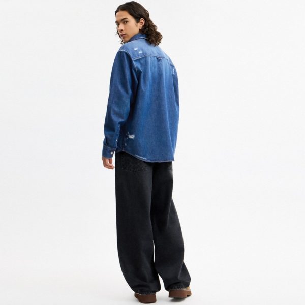 Coach Denim Shirt In Organic Cotton - Preorder
