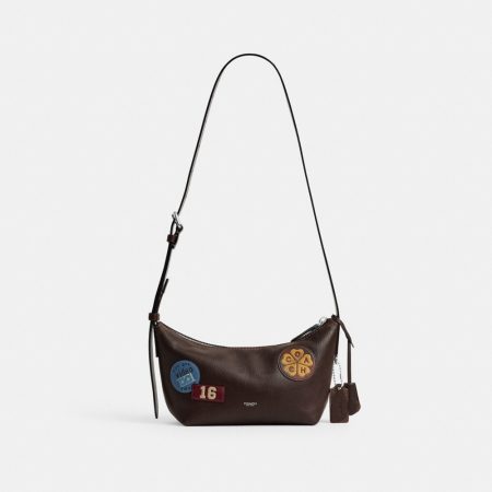 Coach Outlet Mott Sling Bag 22 In Loved Leather With Stickers - Preorder — Maple