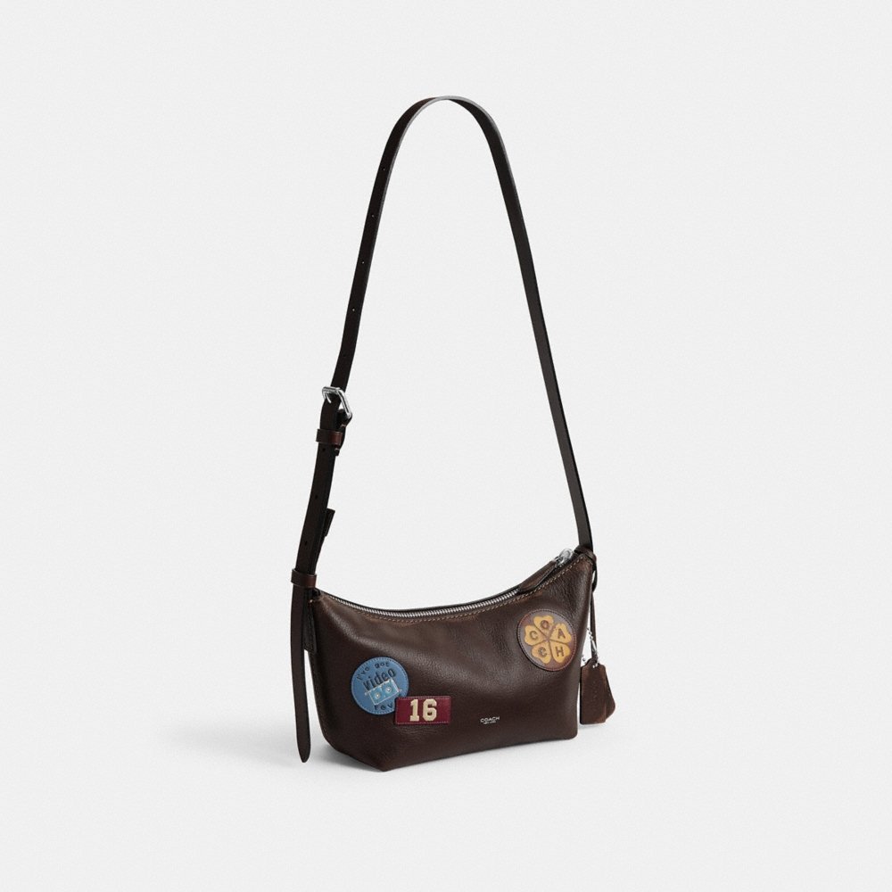 Coach Outlet Mott Sling Bag 22 In Loved Leather With Stickers - Preorder