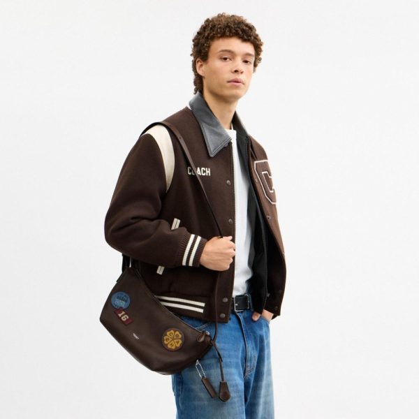 Coach Outlet Mott Sling Bag 22 In Loved Leather With Stickers - Preorder