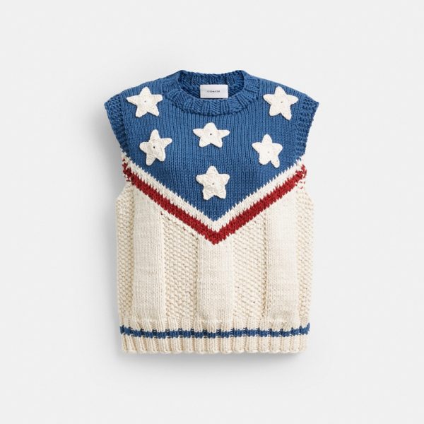 Coach Outlet American Star Sweater Vest - Preorder
