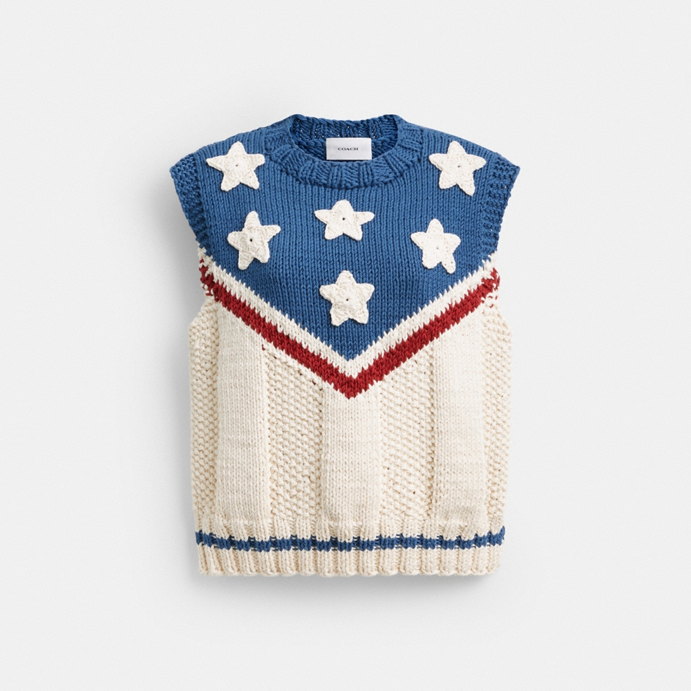 Coach Outlet American Star Sweater Vest - Preorder
