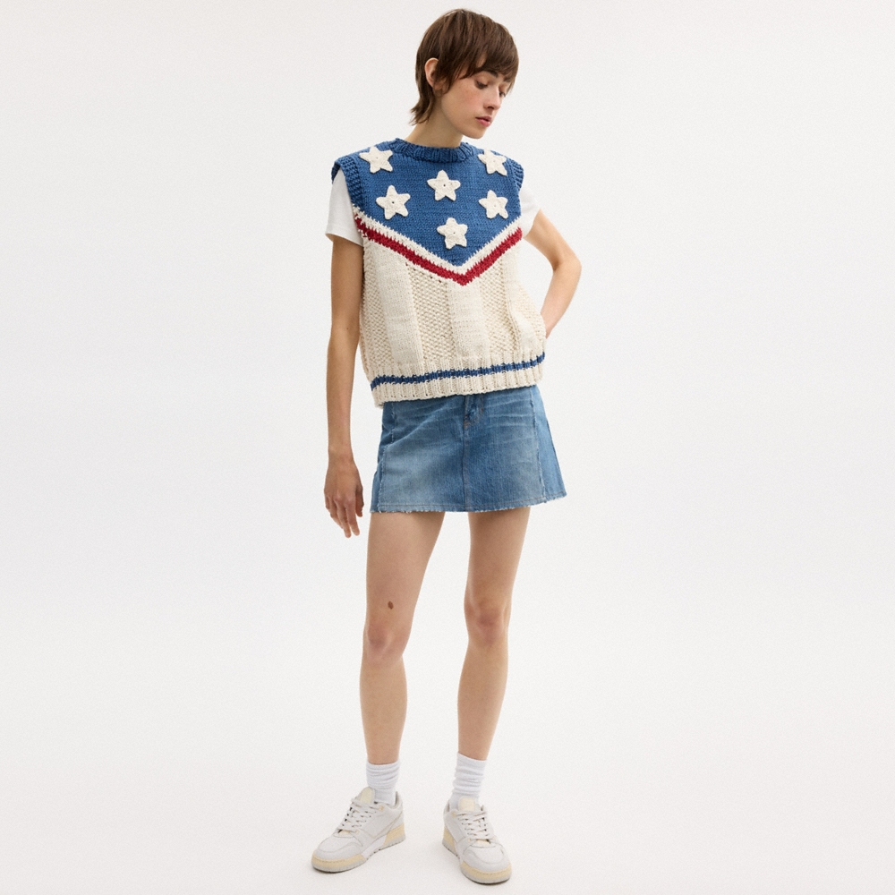 Coach Outlet American Star Sweater Vest - Preorder