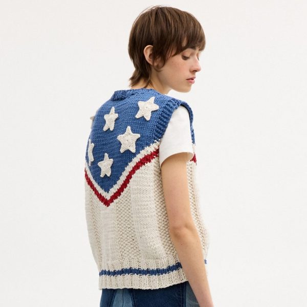 Coach Outlet American Star Sweater Vest - Preorder