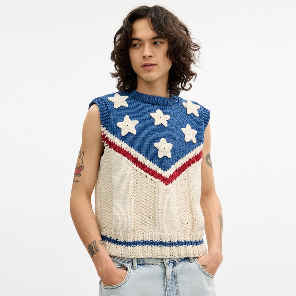 Coach Outlet American Star Sweater Vest - Preorder