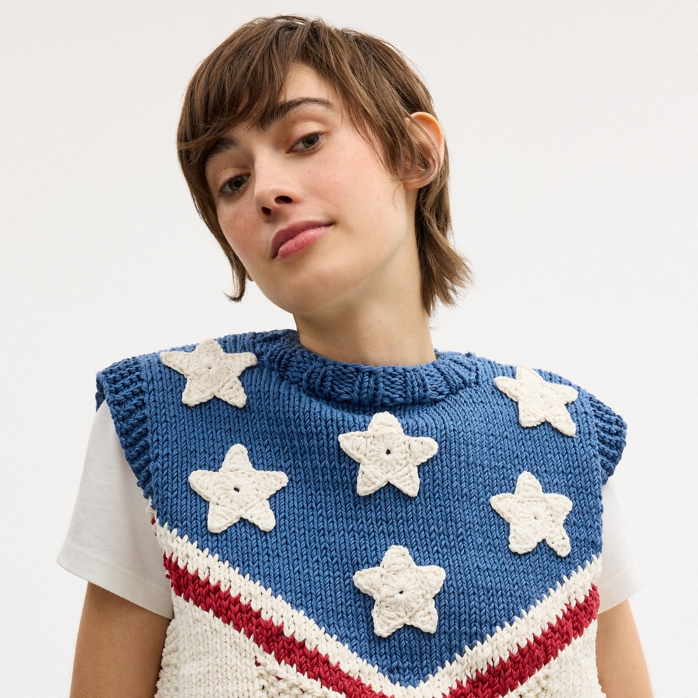 Coach Outlet American Star Sweater Vest - Preorder