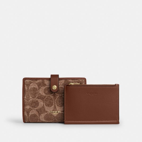 Coach Outlet 2-In-1 Wallet In Signature Chenille - Preorder