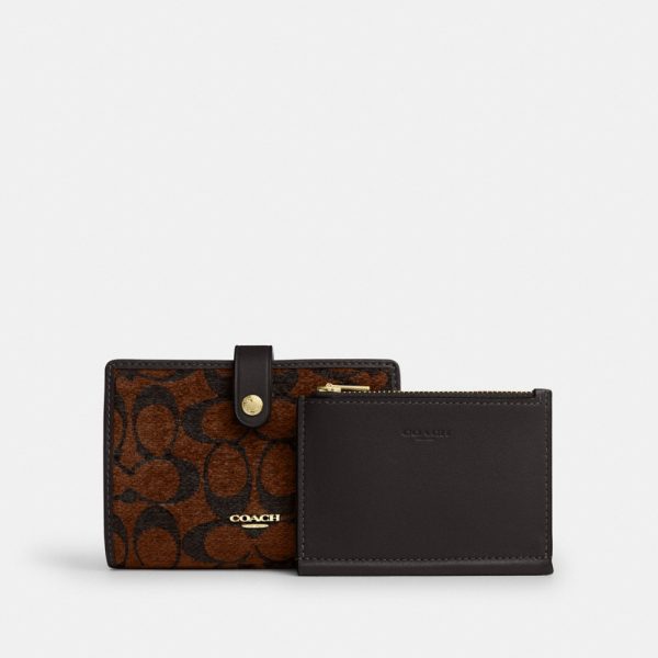 Coach Outlet 2-In-1 Wallet In Signature Chenille - Preorder