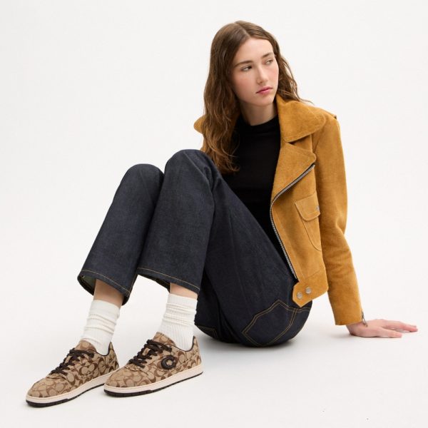 Coach Outlet Soft Soho Sneaker In Signature Sateen Jacquard - Preorder