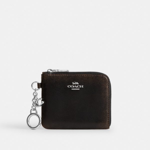 Coach Outlet Small Corner Zip Wallet In Loved Leather - Preorder