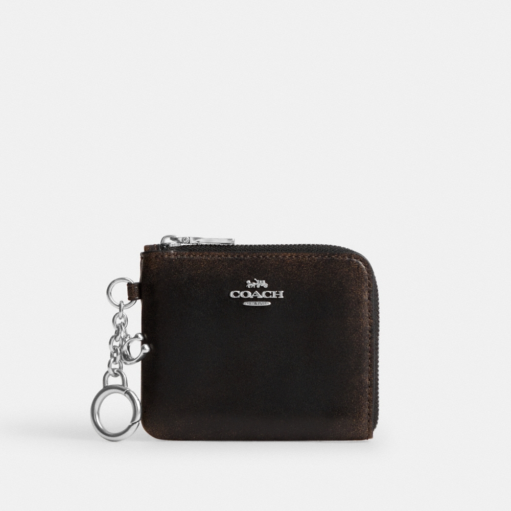 Coach Outlet Small Corner Zip Wallet In Loved Leather - Preorder