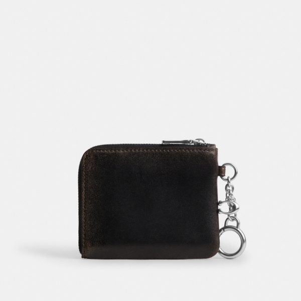 Coach Outlet Small Corner Zip Wallet In Loved Leather - Preorder