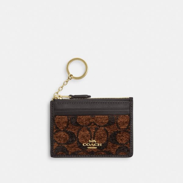 Coach Outlet Mini Skinny Id Case In Signature Chenille - Preorder