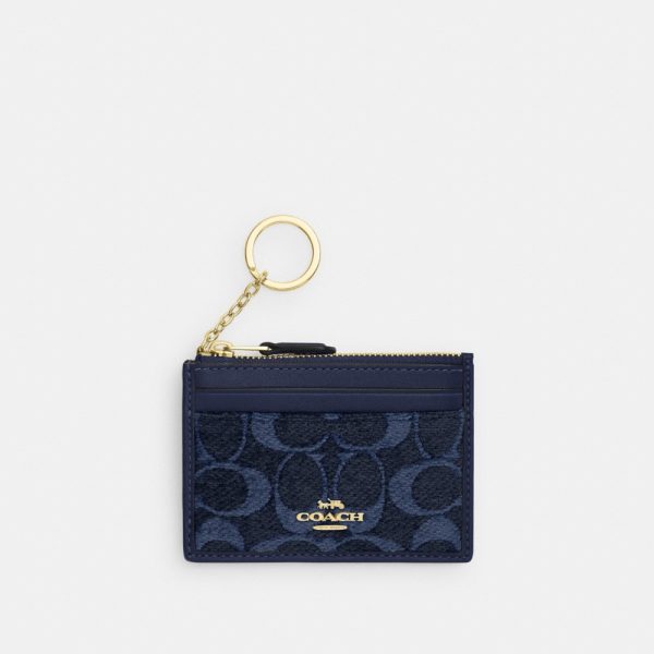Coach Outlet Mini Skinny Id Case In Signature Chenille - Preorder