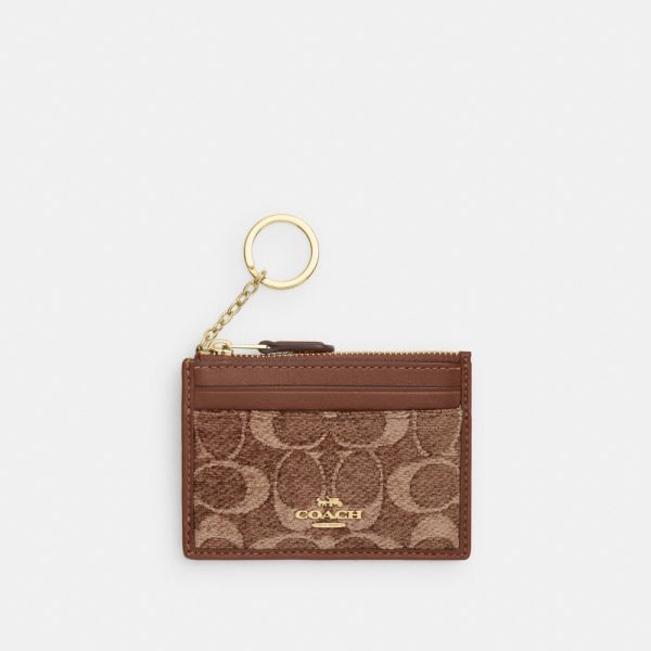 Coach Outlet Mini Skinny Id Case In Signature Chenille - Preorder