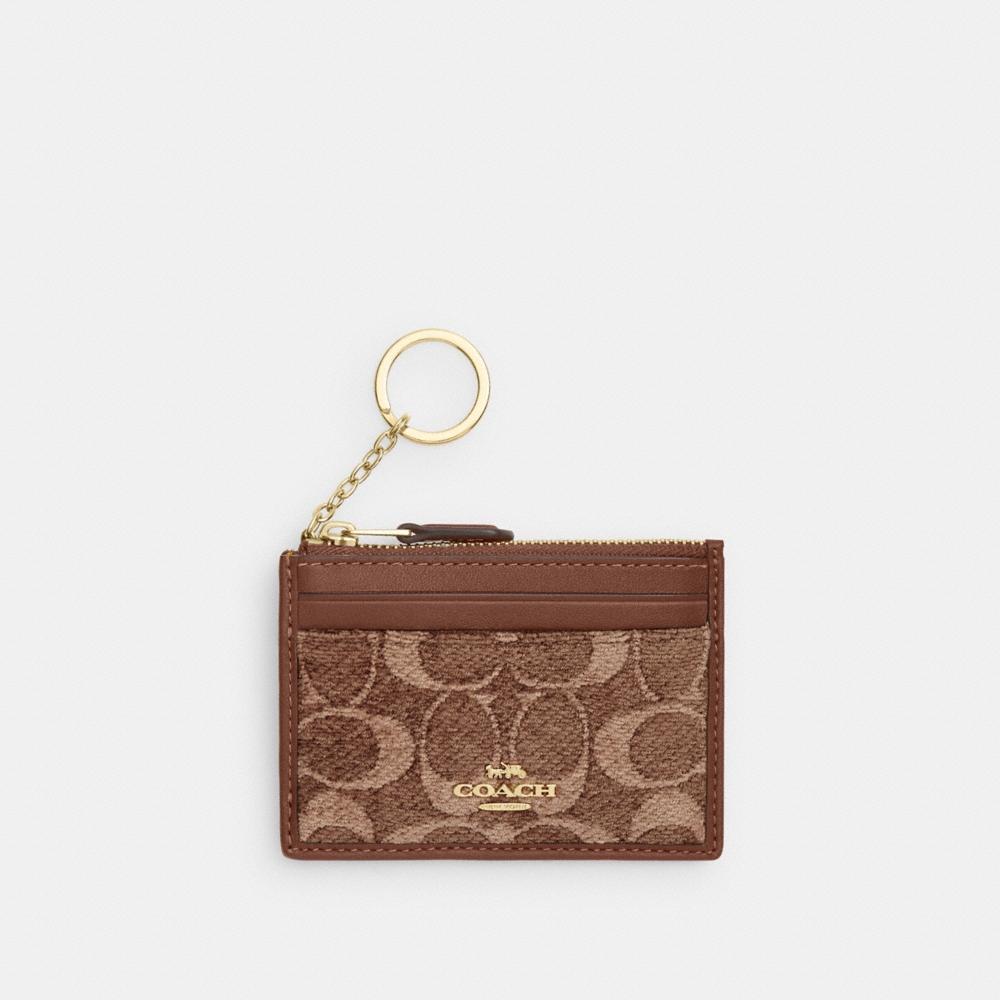 Coach Outlet Mini Skinny Id Case In Signature Chenille - Preorder - Image 3