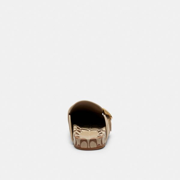 Coach Outlet Archival Buckle Clog With Signature Jacquard - Preorder