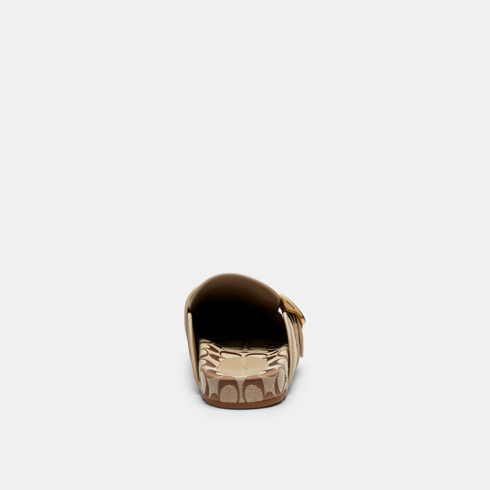 Coach Outlet Archival Buckle Clog With Signature Jacquard - Preorder