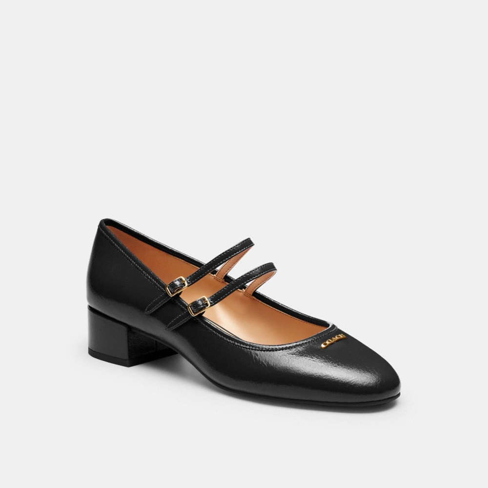 Coach Outlet Double Buckle Block Heel Mary Jane - Preorder