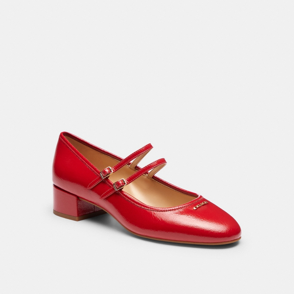 Coach Outlet Double Buckle Block Heel Mary Jane - Preorder