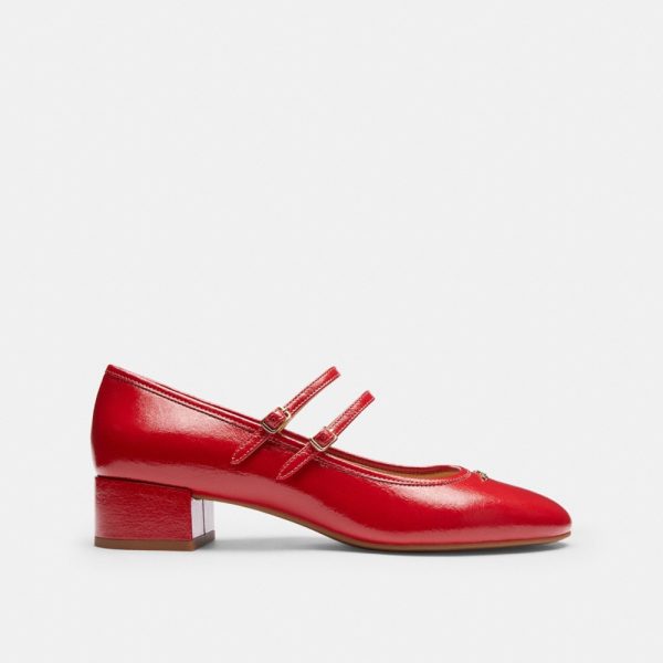 Coach Outlet Double Buckle Block Heel Mary Jane - Preorder