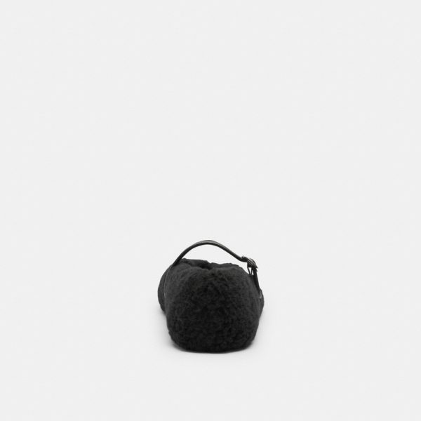 Coach Sculpted C Mary Jane In Shearling - Preorder