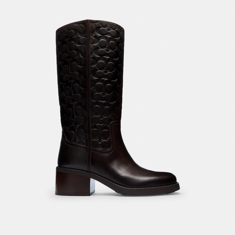 Coach Tall Boot In Signature Leather - Preorder