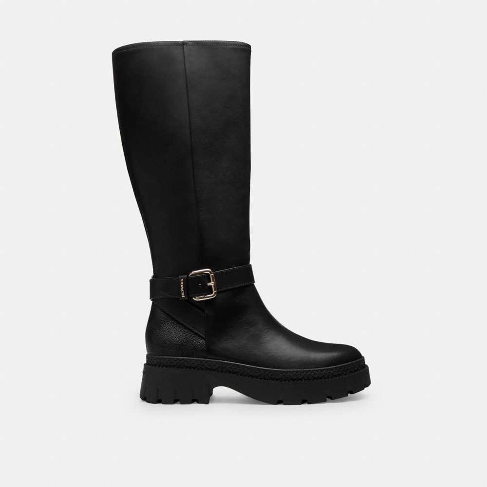 Coach Outlet Lucy Lug Sole Boot With Signature Canvas - Preorder