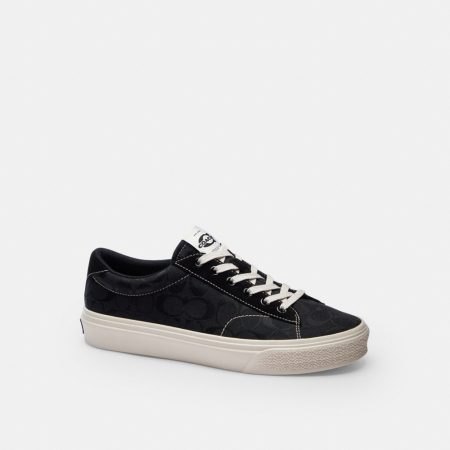 Coach Outlet Skate Sneaker - Preorder — Black/Chalk