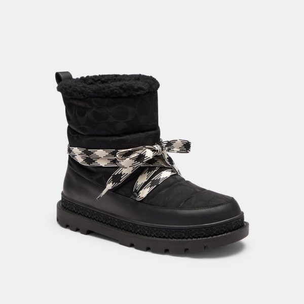 Coach Outlet Winter Boot In Signature Recycled Nylon - Preorder