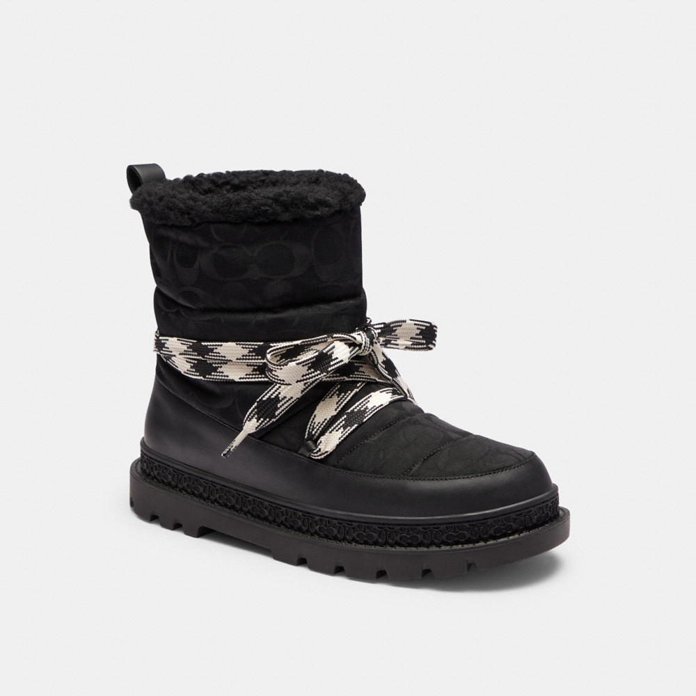 Coach Outlet Winter Boot In Signature Recycled Nylon - Preorder