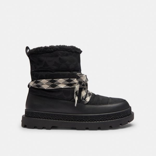 Coach Outlet Winter Boot In Signature Recycled Nylon - Preorder